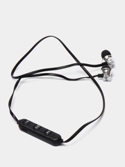 Беспроводные наушники Sports Headset Bluetooth цвет серебро