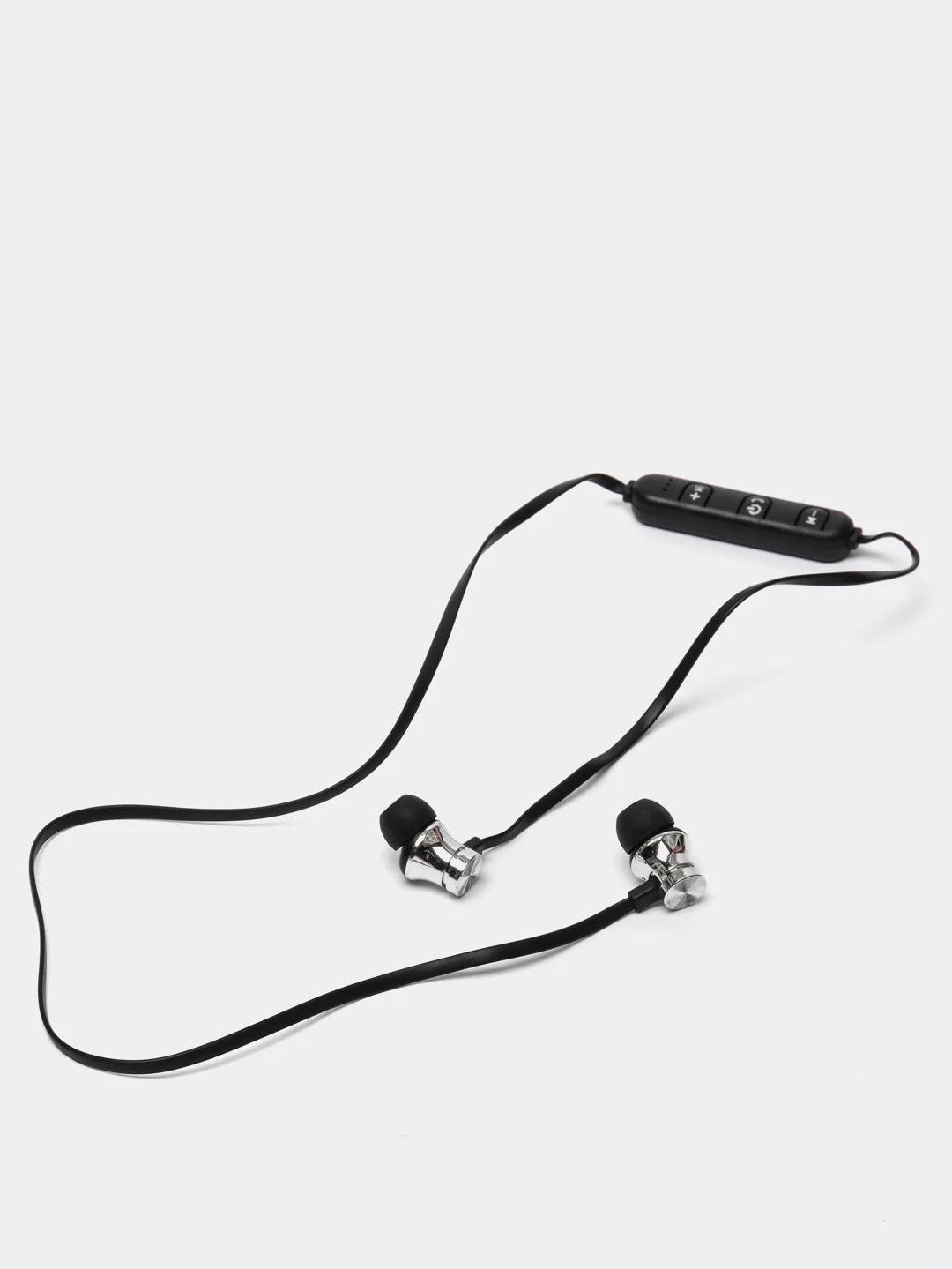Серебряный беспроводные наушники Sports Headset Bluetooth цвет серебро