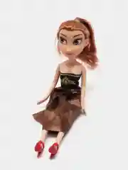 Голубой кукла Эльза