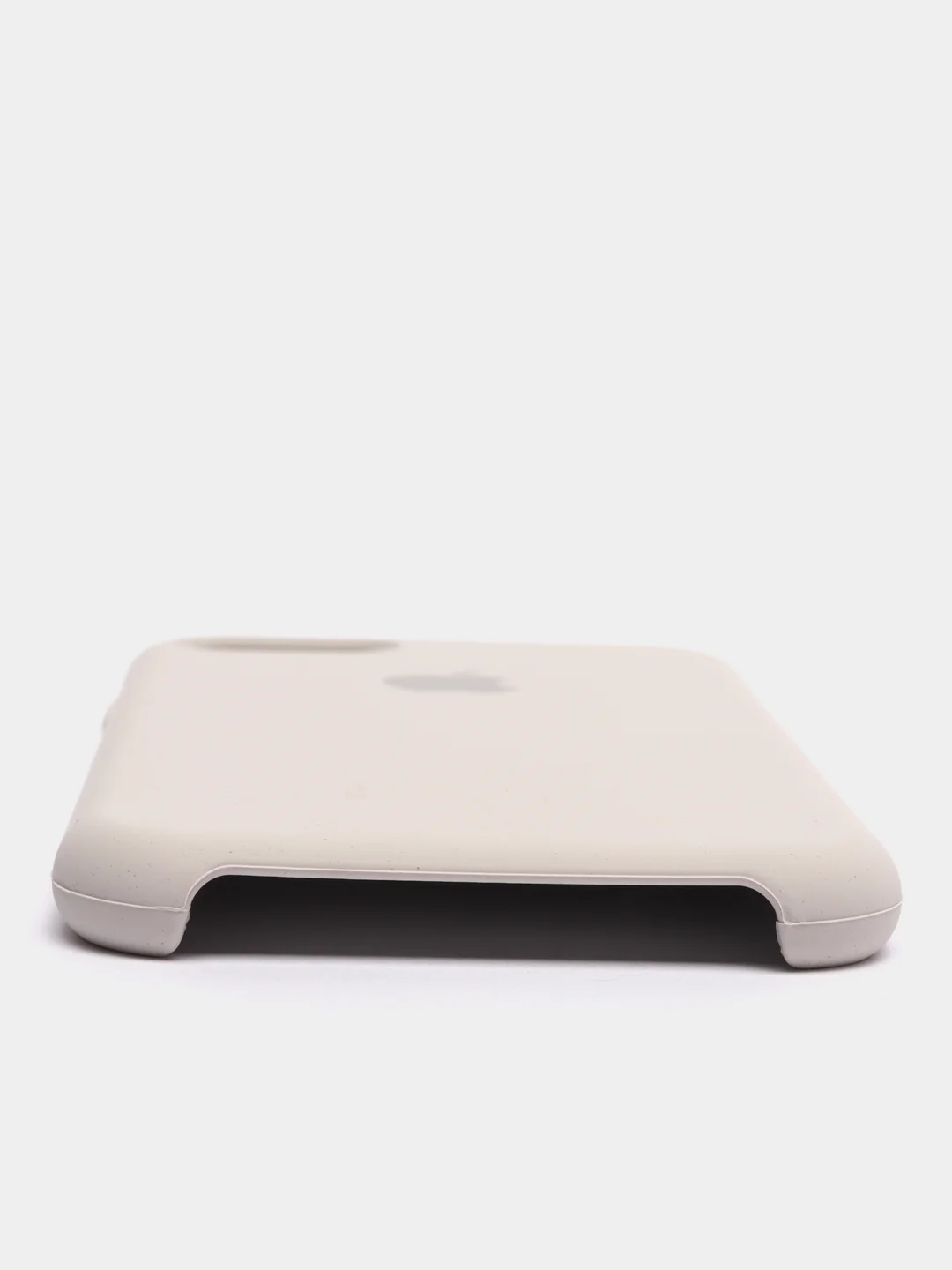 Серебряный чехол Silicone Case для iPhone 7, 8, SE 2020, с открытым низом