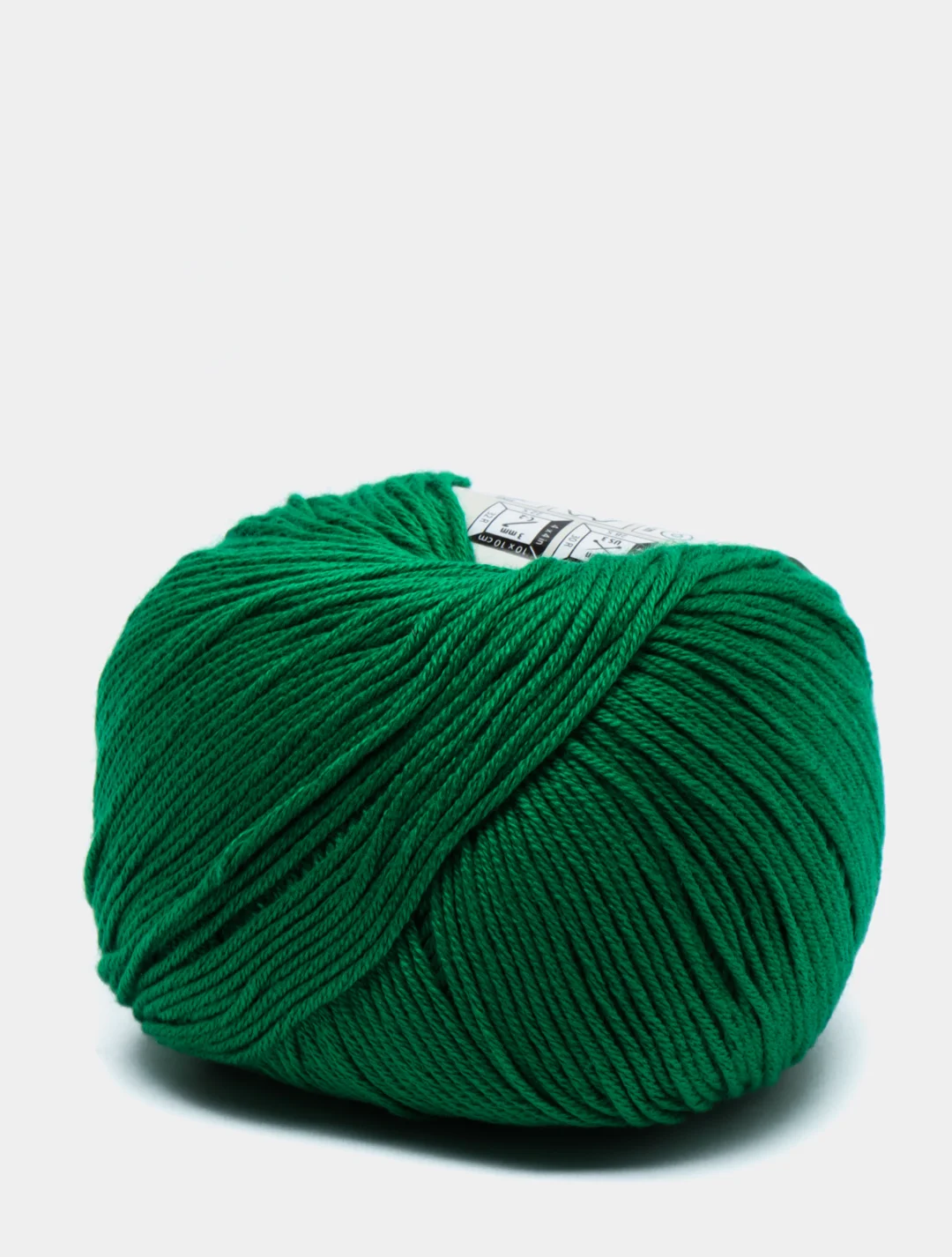 Зеленый пряжа YarnArt Baby cotton, 50 г, 165 м, акрил и хлопок