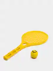 Желтый пляжные ракетки с мячиком