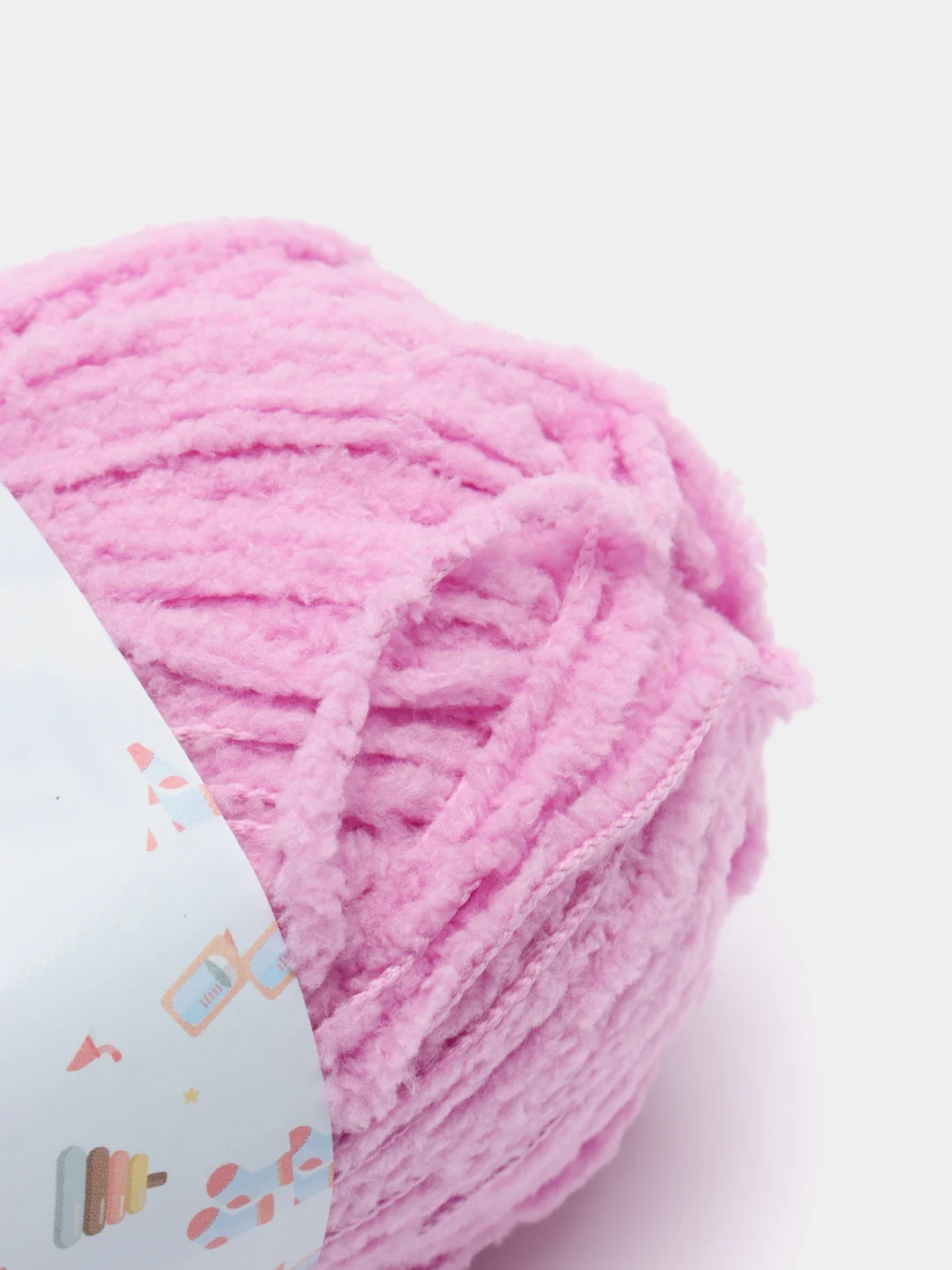 Сиреневый пряжа плюшевая Himalaya "Baby Soft", 100% полиэстер, 115 м, 50 г