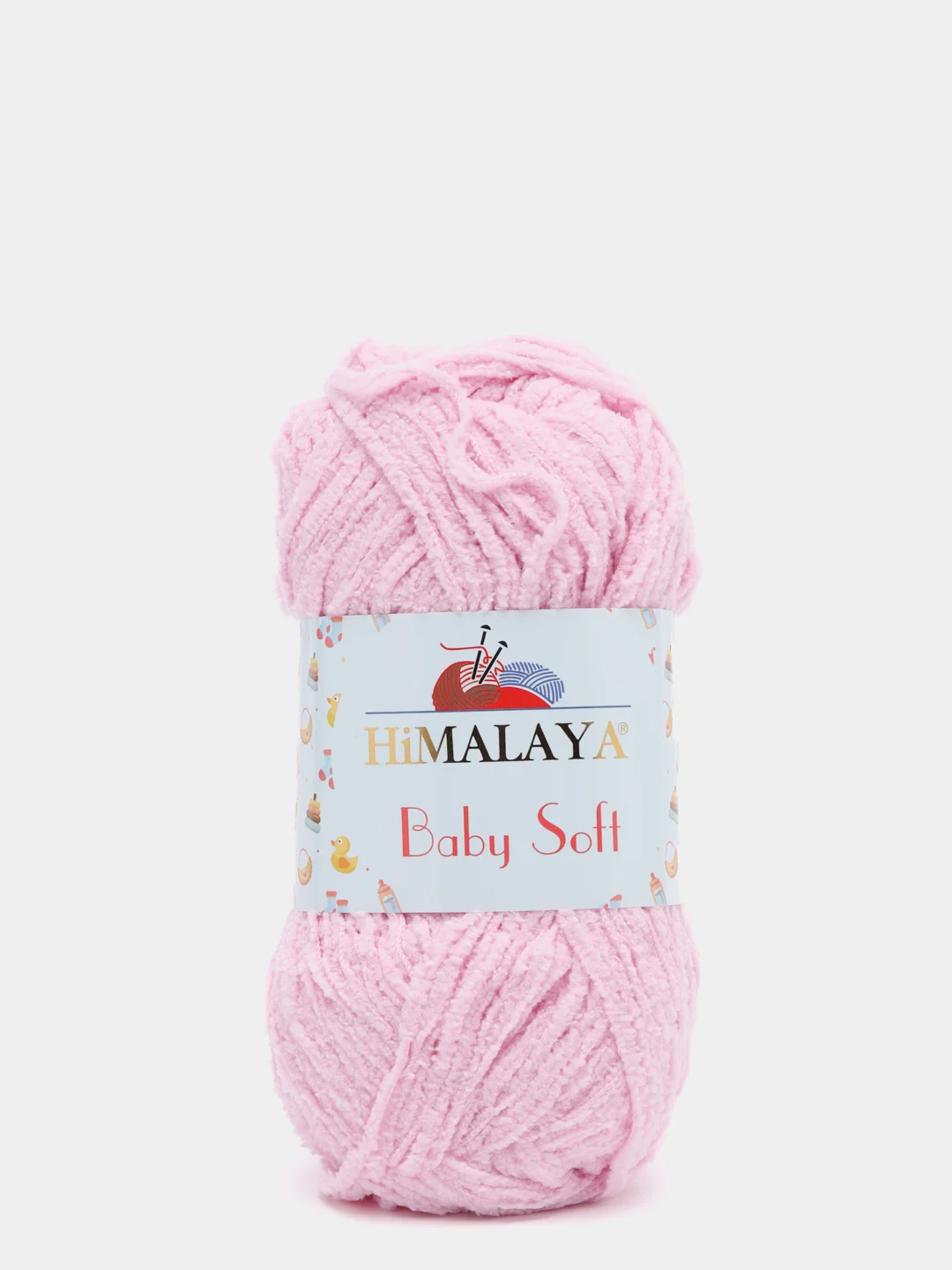 Конфетный пряжа плюшевая Himalaya "Baby Soft", 100% полиэстер, 115 м, 50 г