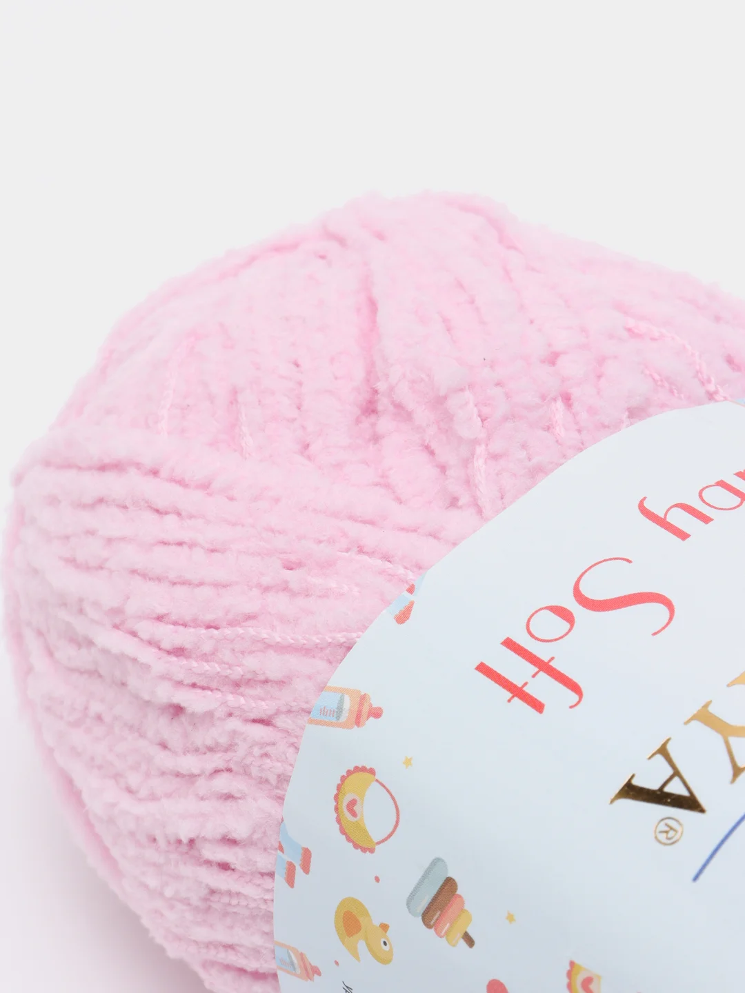 Конфетный пряжа плюшевая Himalaya "Baby Soft", 100% полиэстер, 115 м, 50 г