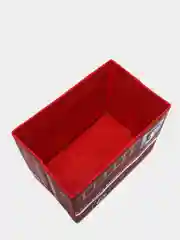 Красный короб для хранения игрушек "Автобус"