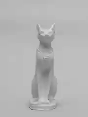 Статуэтка ручной работы из гипса " Кошка Бастет", 14 см / фигура кошки