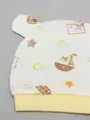 Горчичный шапочка для новорожденных