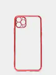 Красный чехол для iPhone 7, 8, SE, X, XS, XR, 11 Pro Max, 12 Mini, Pro Max, с гальваническим покрытием