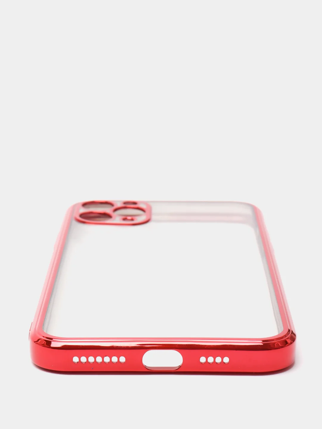 Красный чехол для iPhone 7, 8, SE, X, XS, XR, 11 Pro Max, 12 Mini, Pro Max, с гальваническим покрытием
