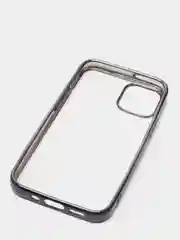 Черный чехол для iPhone 7, 8, SE, X, XS, XR, 11 Pro Max, 12 Mini, Pro Max, с гальваническим покрытием