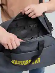 Тёмно-серый спортивная сумка Workout , 30 х 46 х 20
