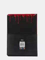 Золотистый хаки блокнот для зарисовок MyArt "Horror: Вампир, Зомби, Оборотень, Рептилоид"