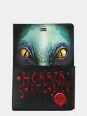 Светло-коричневый блокнот для зарисовок MyArt "Horror: Вампир, Зомби, Оборотень, Рептилоид"
