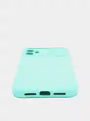 Бирюзовый чехол для iPhone 11, 13, 12, Pro, Max, Mini, защита камеры, бархатный