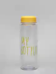 Желтый бутылка для воды "My bottle"/500 мл/19.5 х 6 см/Best Room