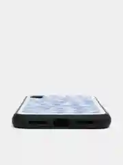 Синий текстурный бриллиантовый чехол 3D Diamond для iPhone X