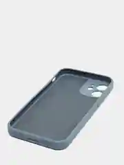 Серый чехол iPhone 11 13 12 Pro Mini силиконовый ( Айфон Про Мини )