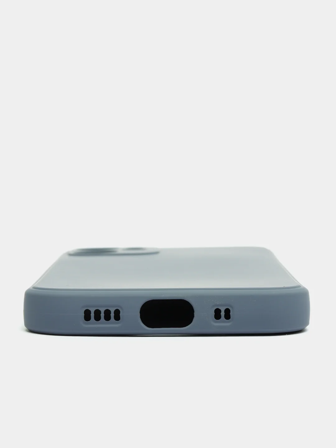 Серый чехол iPhone 11 13 12 Pro Mini силиконовый ( Айфон Про Мини )
