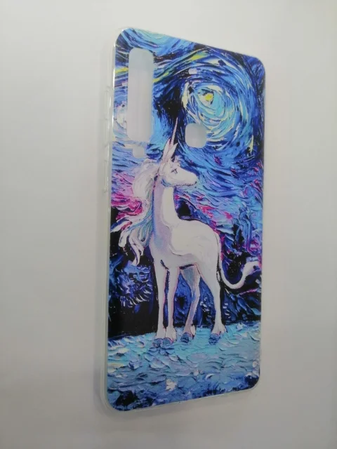 Силиконовый с рисунком чехол Samsung A9 2018(A950)/Самсунг А9 2018 с
