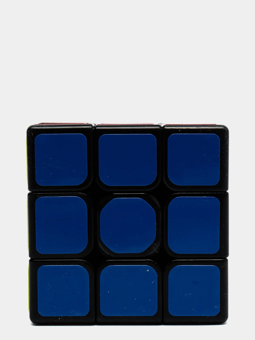 Черный развивающий Кубик головоломка Speed Cube тактильный конструктор антистресс