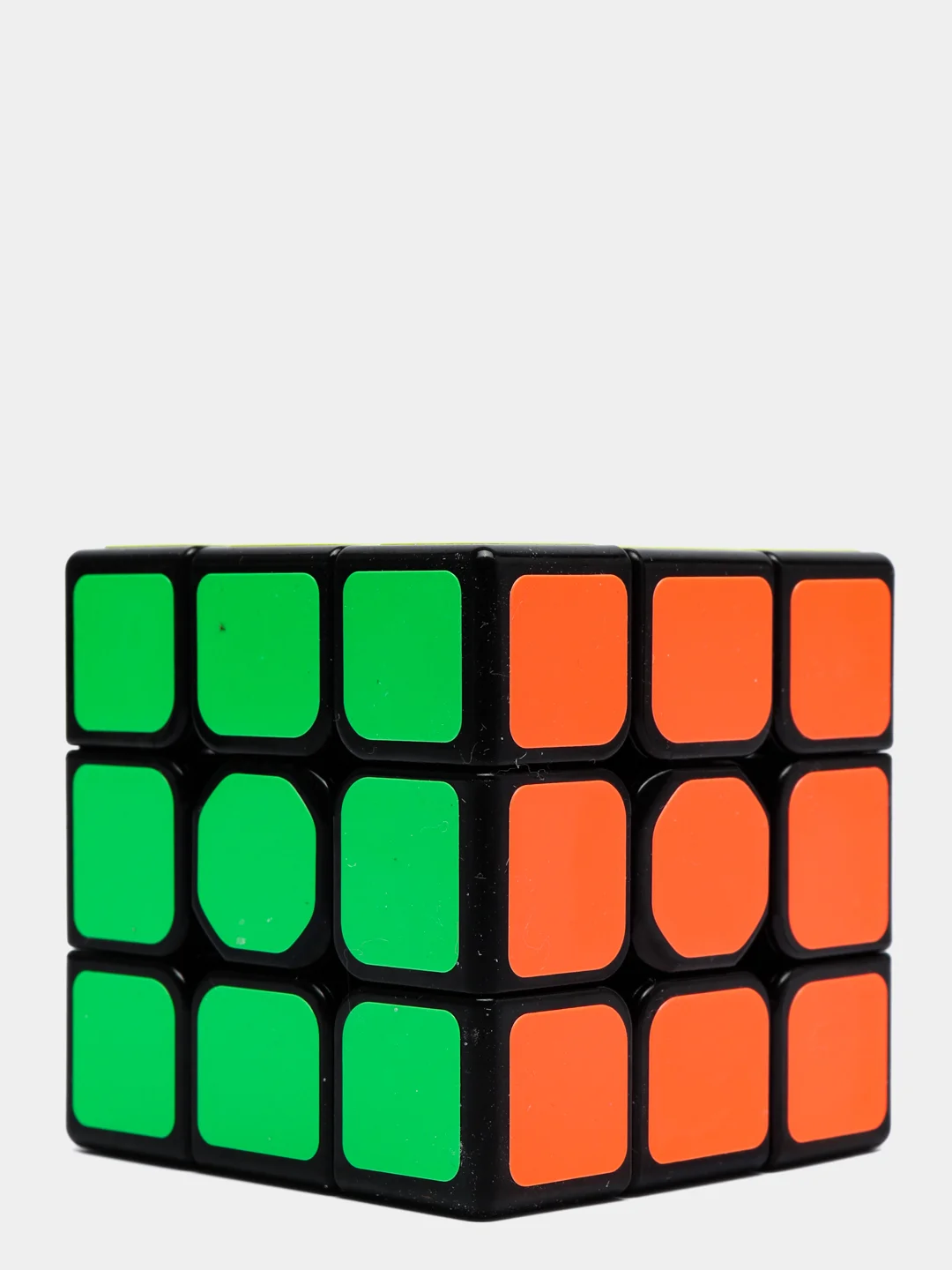 Черный развивающий Кубик головоломка Speed Cube тактильный конструктор антистресс