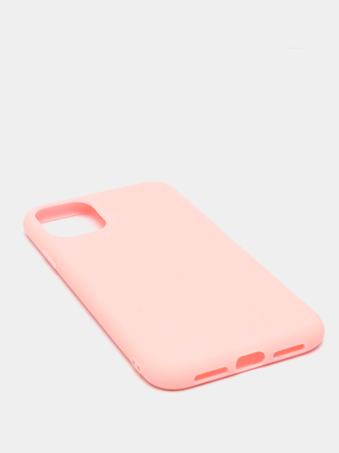 Розовый чехол для iPhone 11 силиконовый
