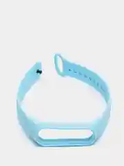 Голубой ремешок для Xiaomi Mi Band 5 / 6 / 7, силиконовый
