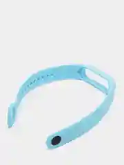 Голубой ремешок для Xiaomi Mi Band 5 / 6 / 7, силиконовый