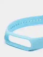 Голубой ремешок для Xiaomi Mi Band 5 / 6 / 7, силиконовый
