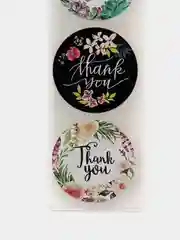 Пастельно-коралловый наклейки спасибо, хендмейд, Handmade, Thank You, Thanks (набор из 20 шт) ручная работа