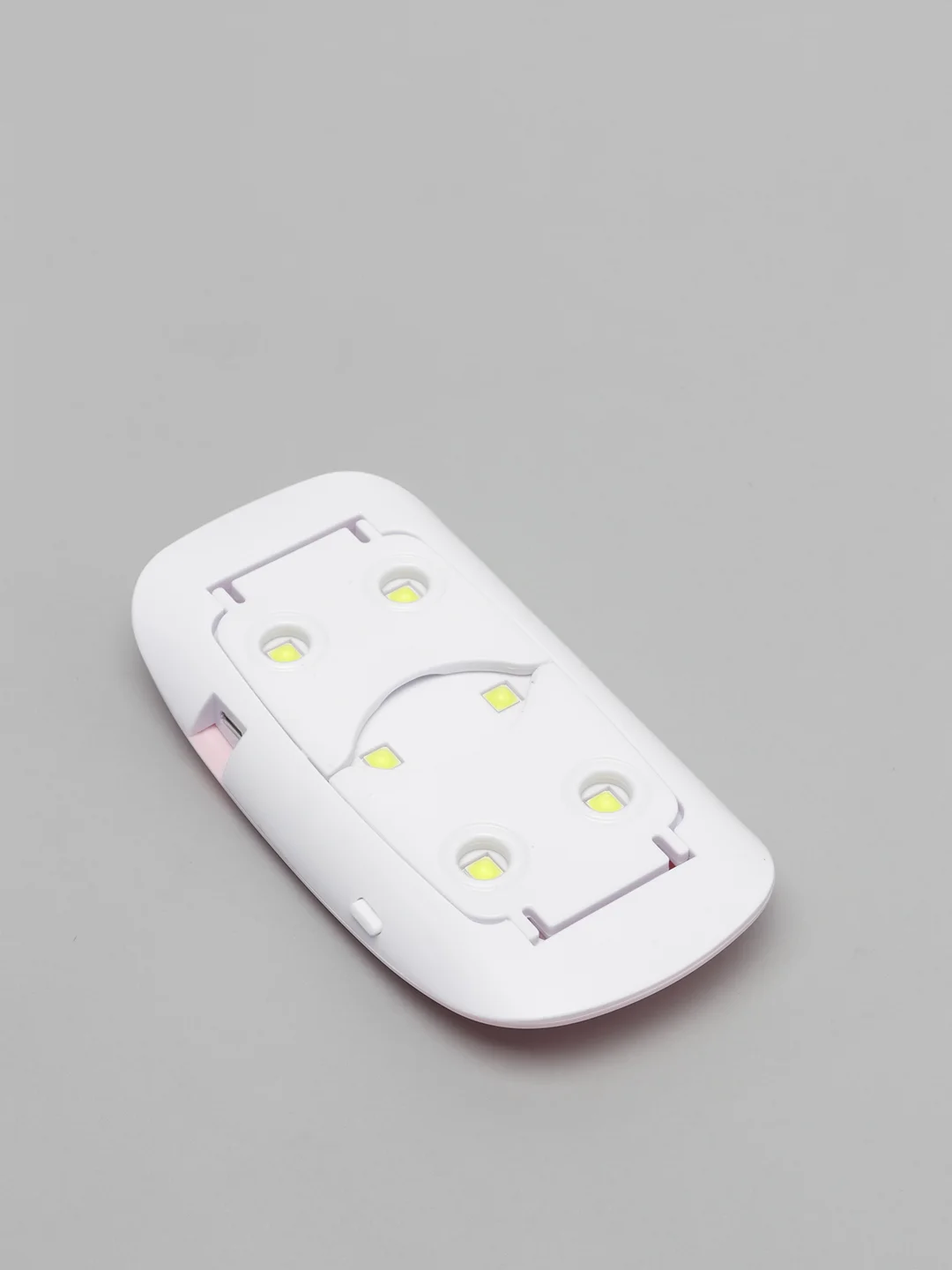 Белый led лампа для ногтей, сушки гель-лака SUNMINI 6W портативная