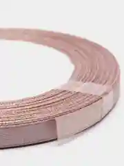 Серый меланж лента атласная 6мм, рулон 22м (25ярд)