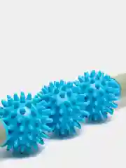 Синий роликовый массажер