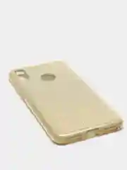 Золотой чехол Honor 8A / 8A Prime / Huawei Y6 2019 / Y6 Prime 2019, Хонор 8А, блестящий сияющий