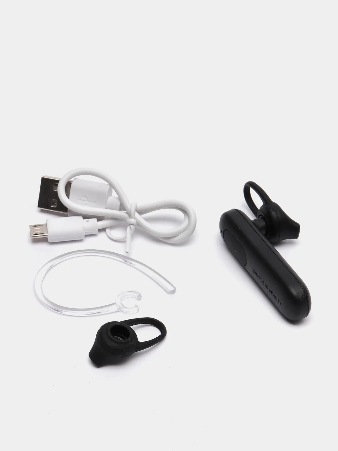 Черный беспроводная Bluetooth-гарнитура BE4