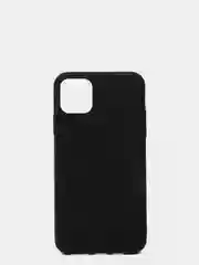 Чехол черный матовый силиконовый iPhone 11 XR X XS 7 8 SE