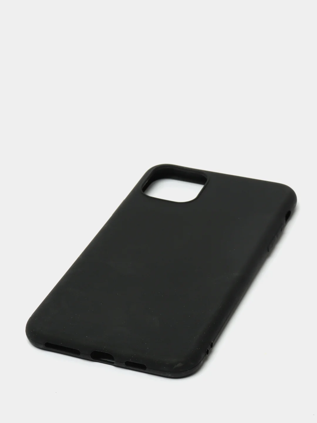 Чехол черный матовый силиконовый iPhone 11 XR X XS 7 8 SE