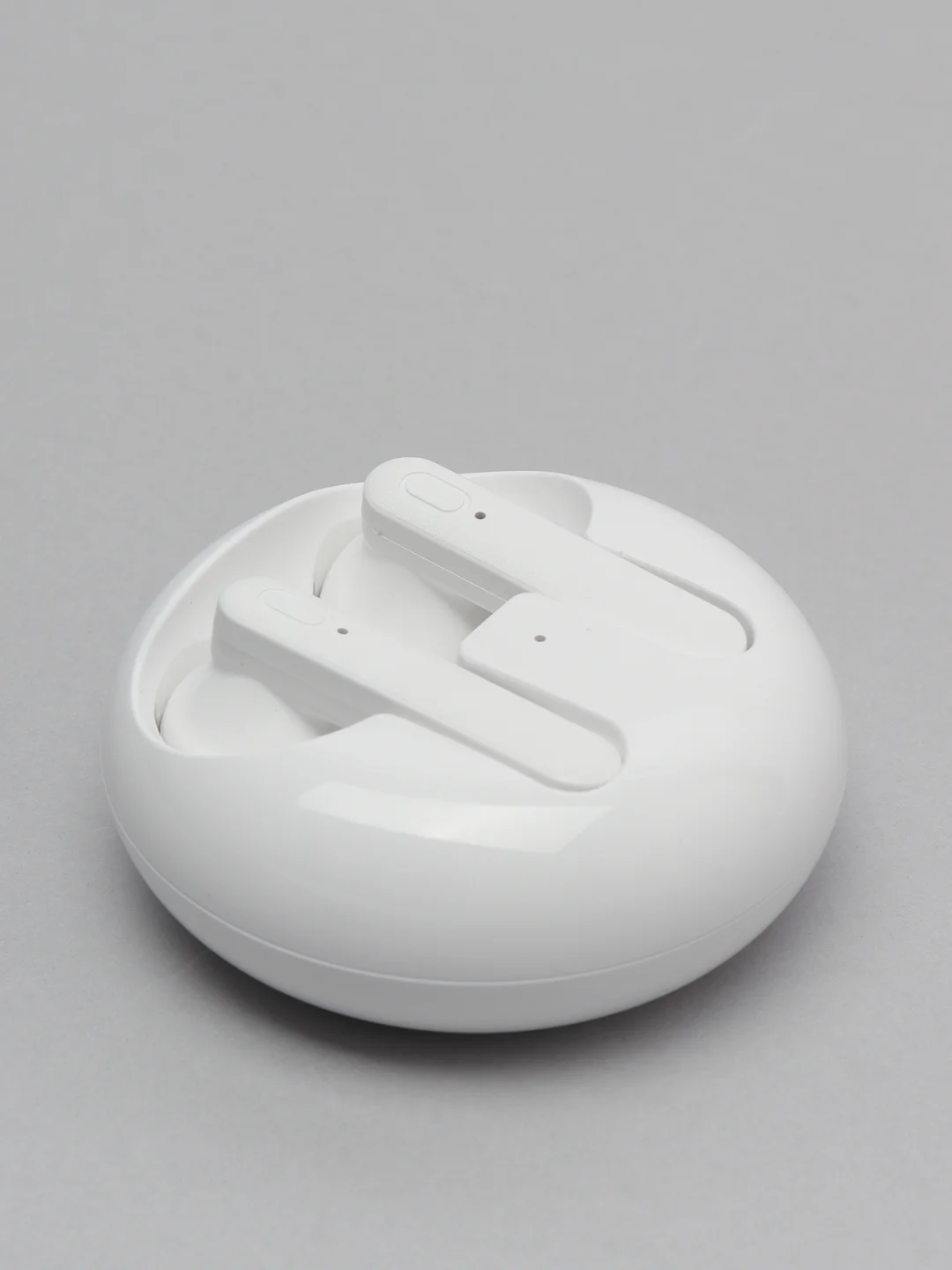 Белый беспроводные bluetooth-наушники вкладыши с микрофоном, BW08