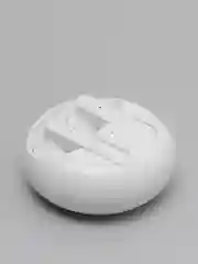 Белый беспроводные bluetooth-наушники вкладыши с микрофоном, BW08