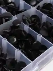 Набор клипс, 240 шт, съемник