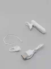Белый беспроводная Bluetooth-гарнитура BE4
