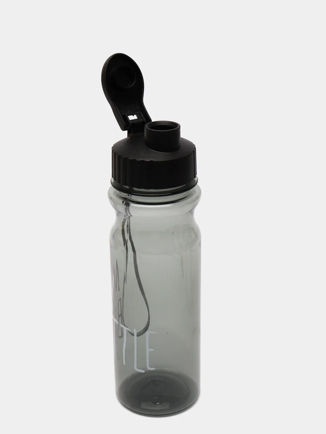 Черный бутылка для воды "My bottle", 500 мл, 6.5 х 22 см