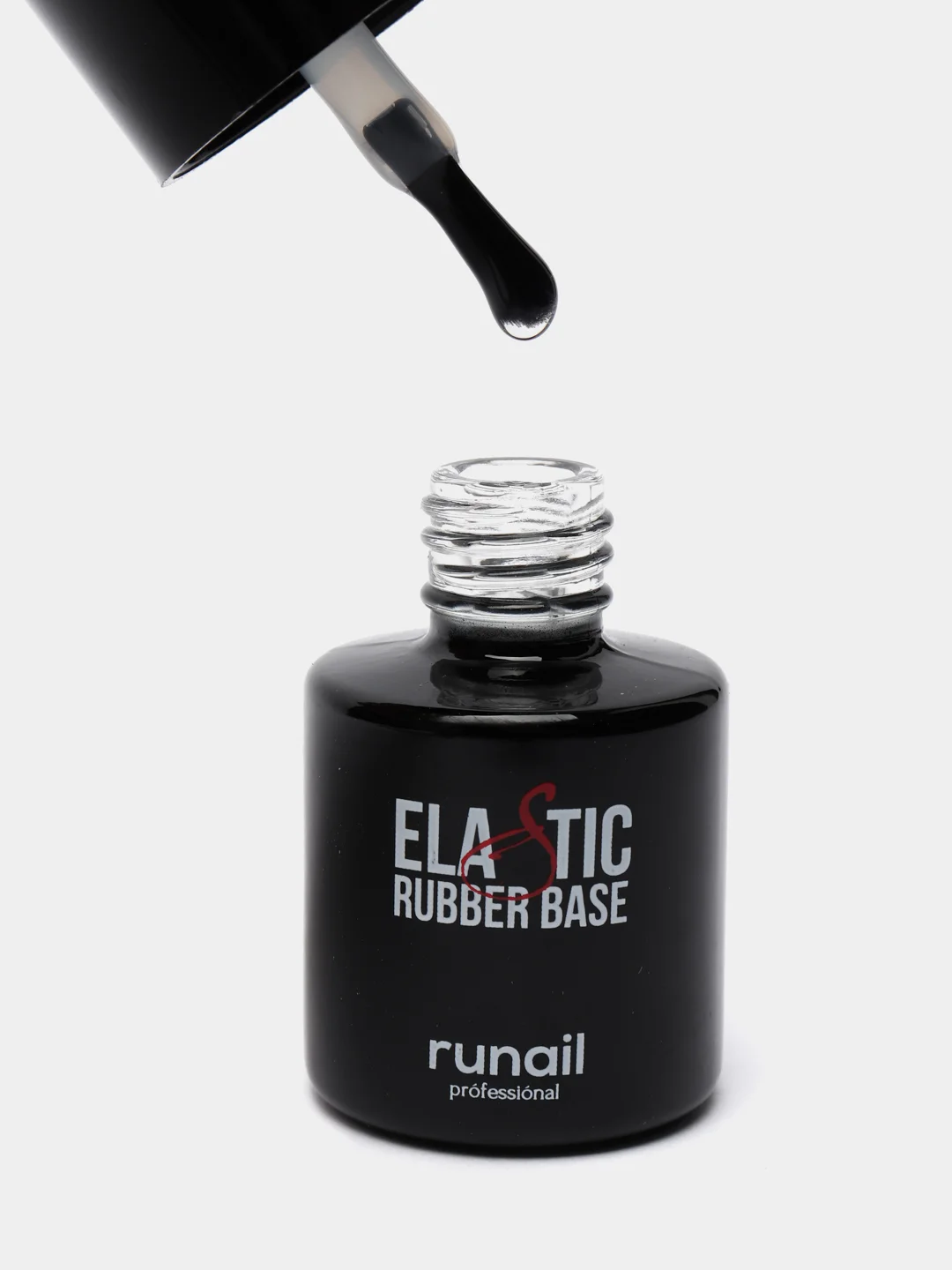 Набор база для гель лака каучуковая Elastic, пилка баф Runail Professional