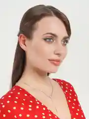 Серебряный женская  цепочка