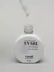 Белый уф гель для наращивания/Цветной жидкий уф гель/Гель лак Runail Professional, 15 мл