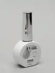 Серый уф гель для наращивания/Цветной жидкий уф гель/Гель лак Runail Professional, 15 мл