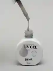Серый уф гель для наращивания/Цветной жидкий уф гель/Гель лак Runail Professional, 15 мл