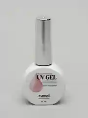 Бежевый уф гель для наращивания/Цветной жидкий уф гель/Гель лак Runail Professional, 15 мл