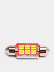 Светодиодная LED лампа 36 мм c5w в салон авто CANBUS/металл радиатор